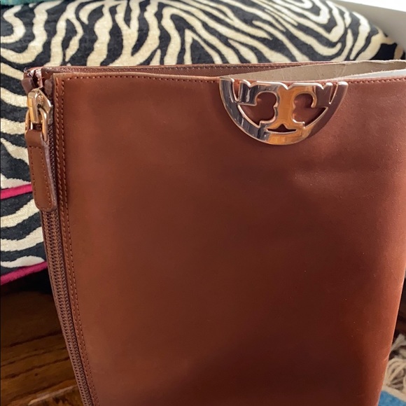 Tory Burch Tall Leather Flat Boots - Picture 3 of 5